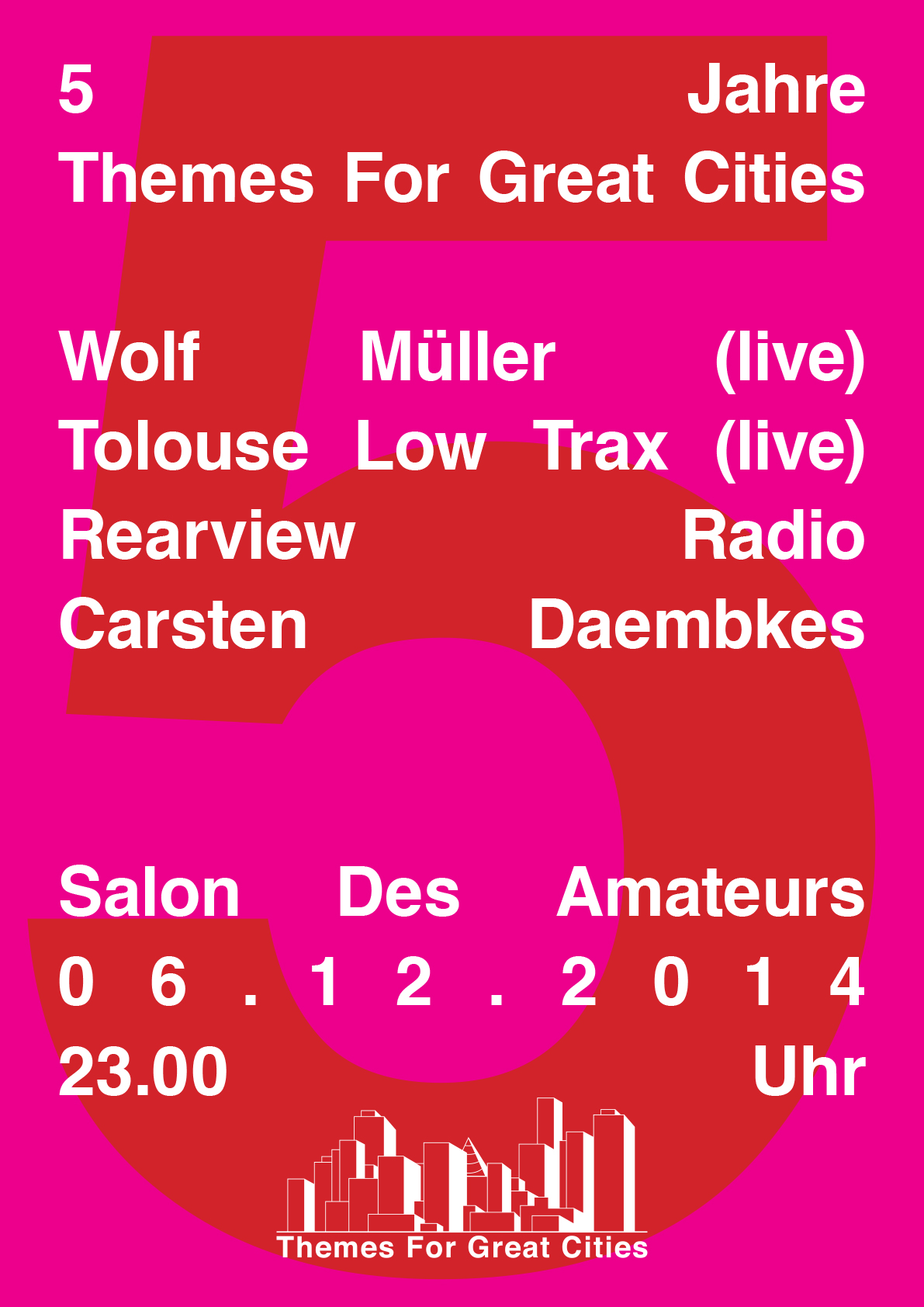 Party, Publishing, Themes For Great Cities, Label, 5 year, Wolf Muller, Toulouse Low Trax