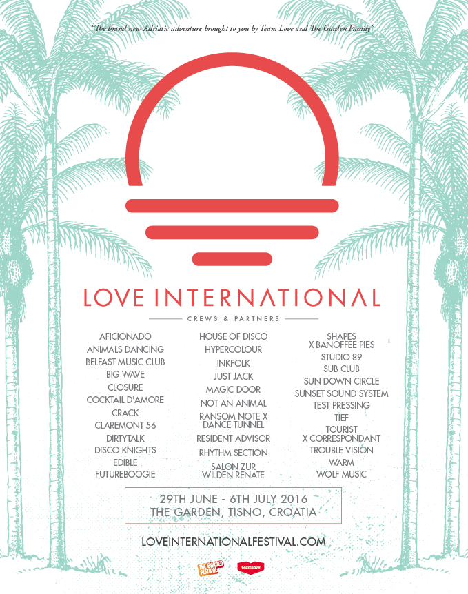 Love International, Croatia, Test Pressing, Festival