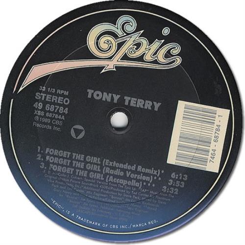 Tony Terry, Forget The Girl, Epic, Steven Hall, 7 of 7