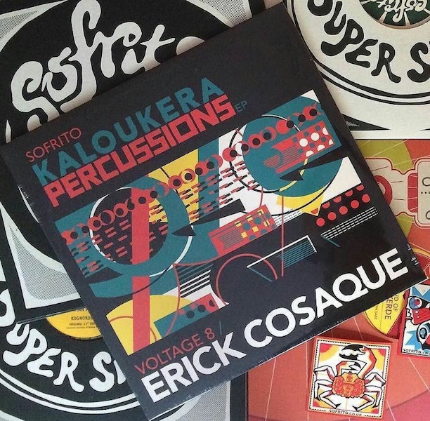 Erick Cosaque, Les Voltage 8, The Kaloukera Percussions E.P., Sofrito Super Singles, Test Pressing, Dr Rob, Review, Guadeloupe, Zouk, Gwo-Ka