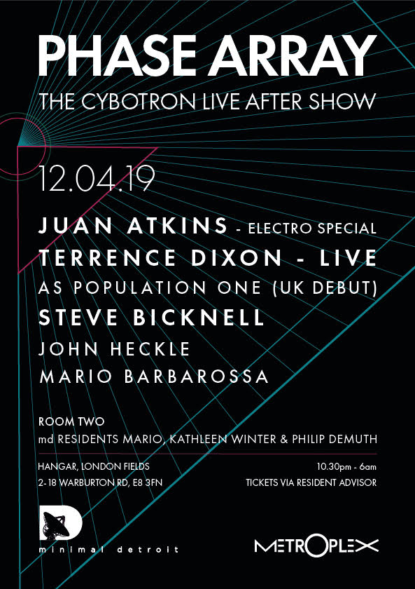 cybotron, aftershow, party, juan atkins, dj