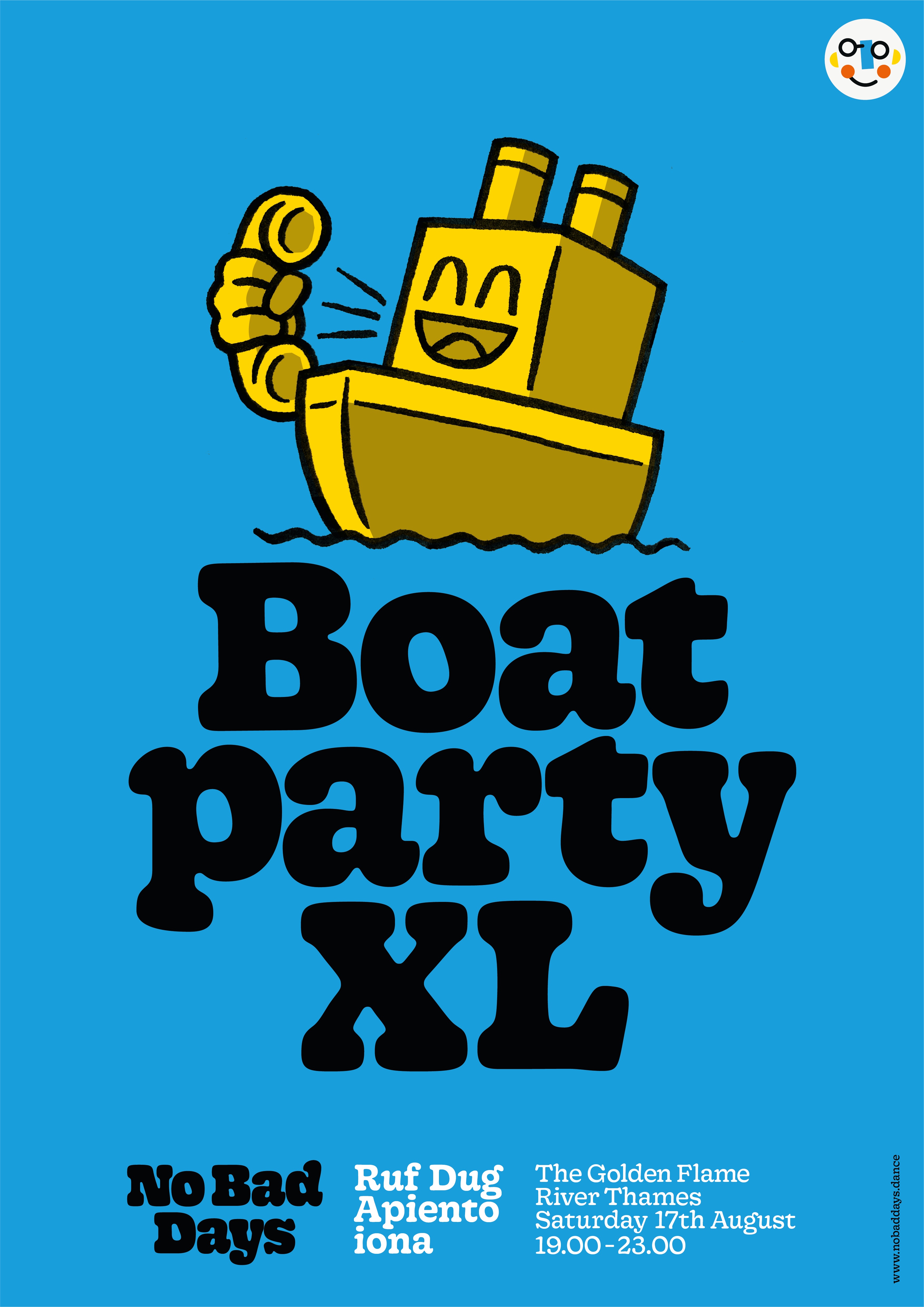 apiento, boat party, dj, iona, XL, No Bad Days